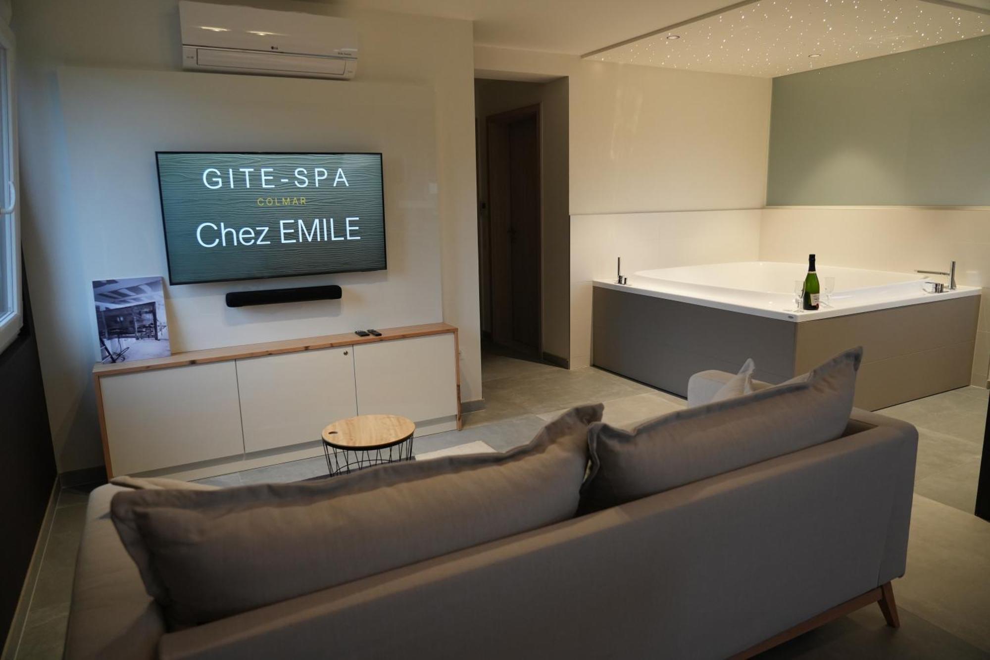Gite Spa L'Atelier Emile - Spa Privatif - 5 Min Colmar Sainte-Croix-en-Plaine Bilik gambar
